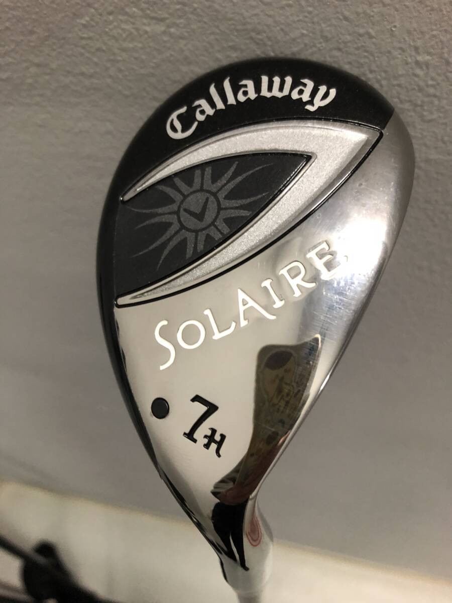 CALLAWAY ソレイル パッケージセット(ウィメンズ）ドライバー, Fウッド5番, ユーティリティ6H, アイアン：7番/9番/PW/SW, パター_画像3