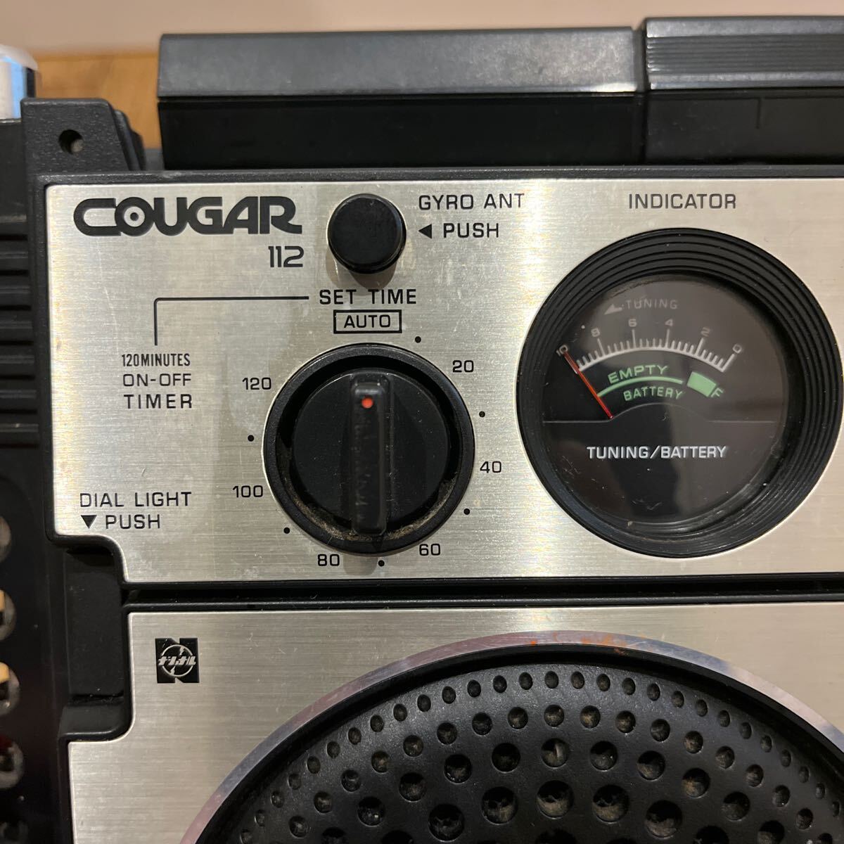 423 COUGAR 112 RF-1120 ナショナル ラジオ 3バンド クーガー 防災 情報収集 昭和 レトロ 無線マニアの画像9