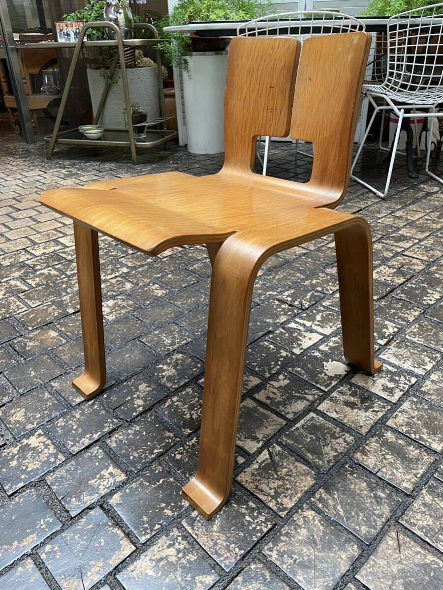 椅子 木製 合板一枚板構造の画像1