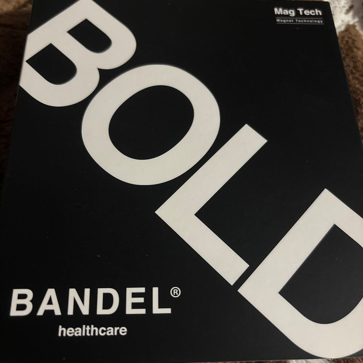 [BANDEL] バンデル ヘルスケア ボールド ネックレス スタック 磁気ネックレス 47cm ブラック/シルバー