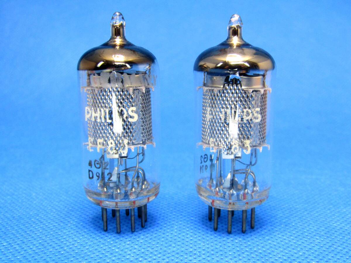 ★★★EF86/6267の代替可能な フィリップス　PHILIPS EF83（6BK8）NOS(長期保管未使用)　元箱入り２本★★★_画像2