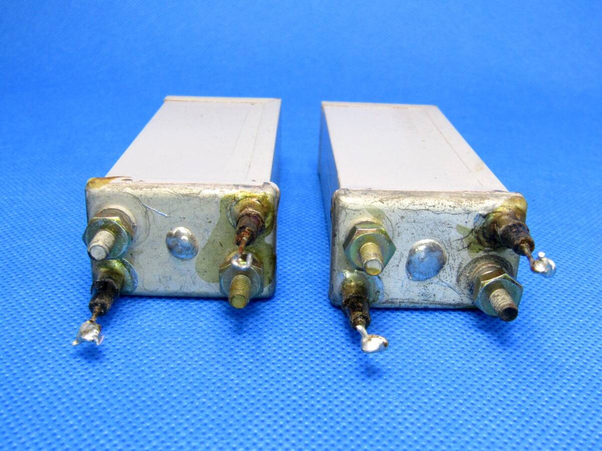 ★★Western Electric Network Filter（CRフィルター） D165775に採用されたオイルコンデンサ D-163136  1μF 250VDC 未使用品2個★★の画像5