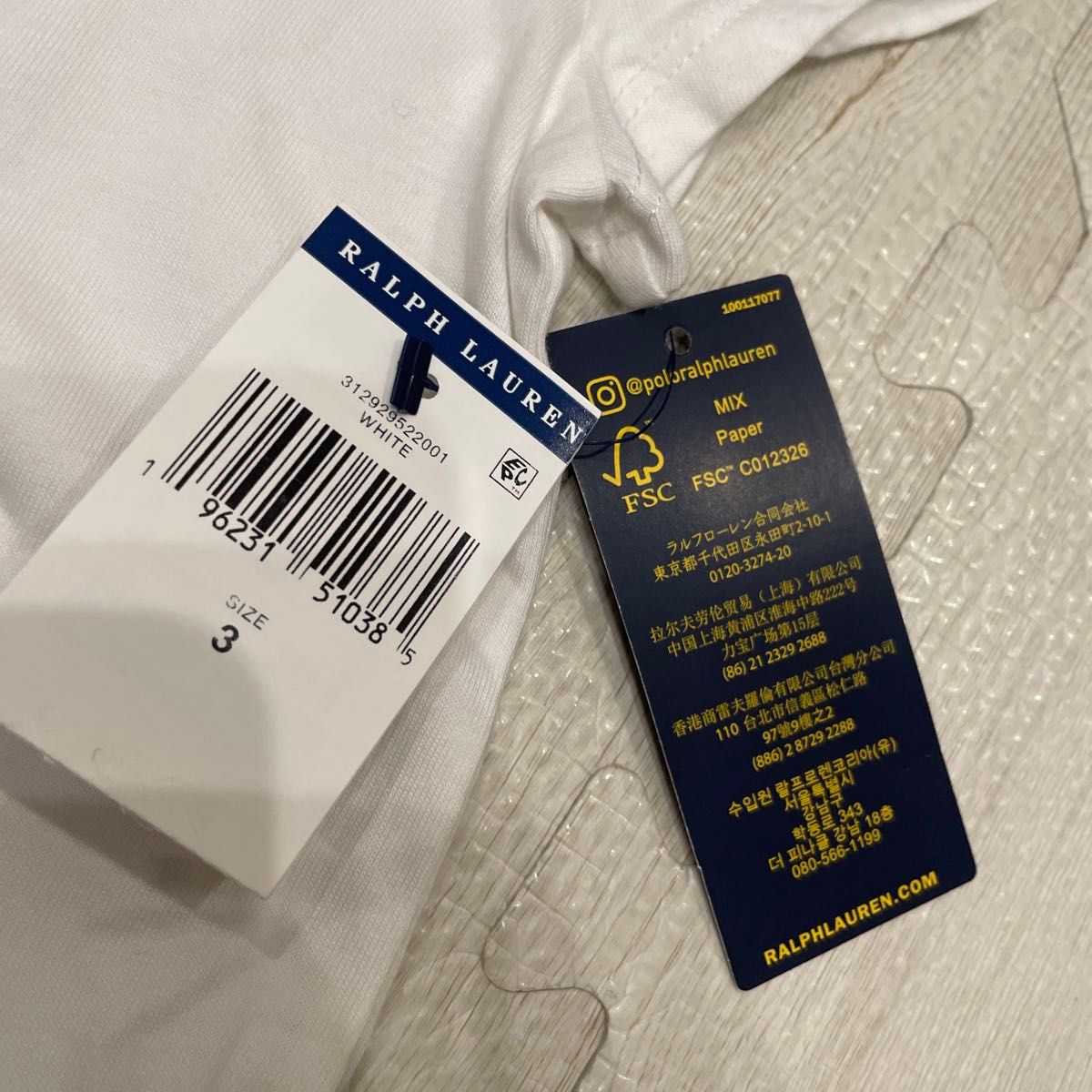ポロ・ラルフローレン キッズ 3T 100 半袖 Tシャツ 新品未使用 ポロ・ラルフローレン キッズ 3T 100 半袖 Tシャツ 新品未使用