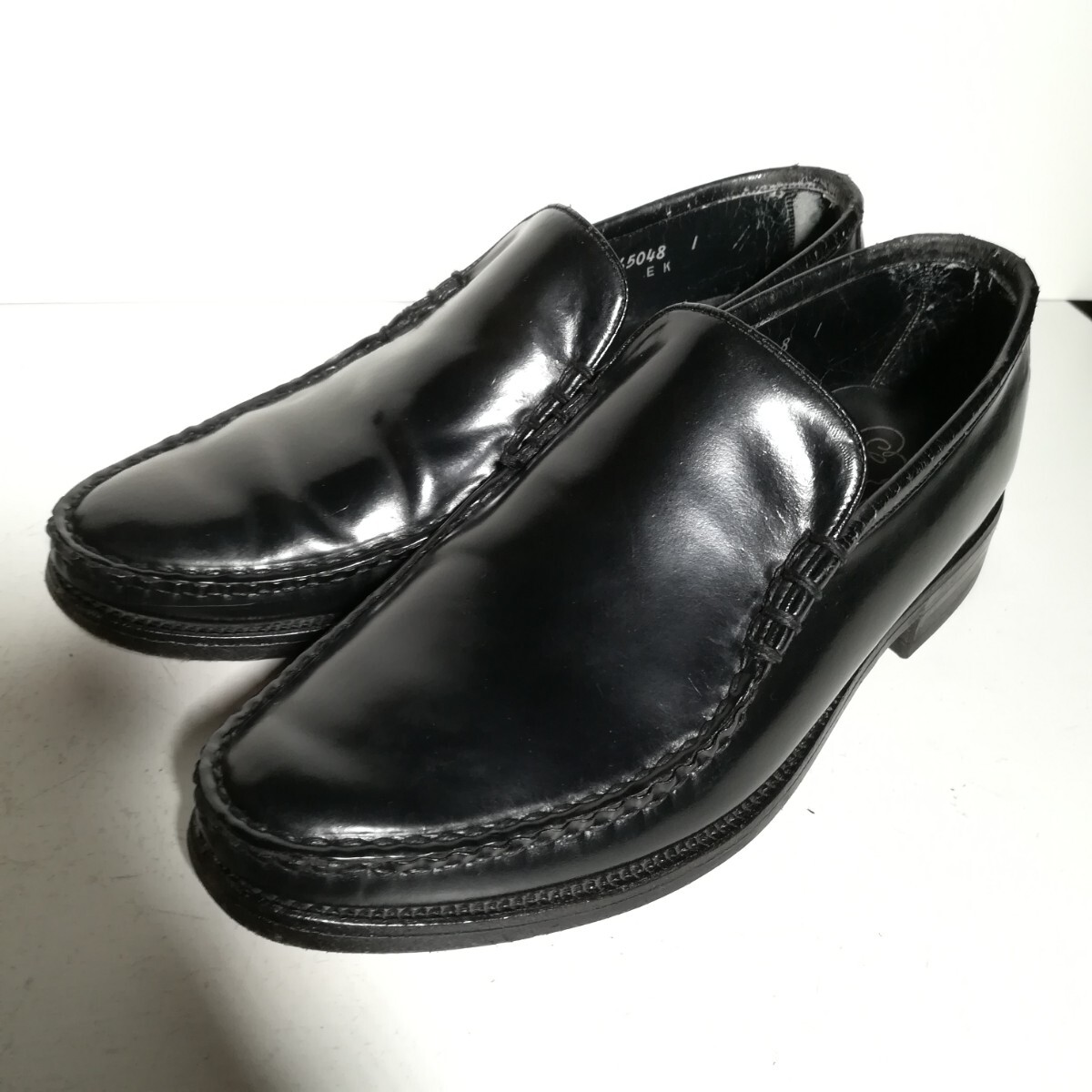 4119 * flow car imFlorsheim* 92010 cordovan slip-on shoes Loafer 5E 23.0cm degree black dress shoes business leather shoes gentleman shoes original leather 