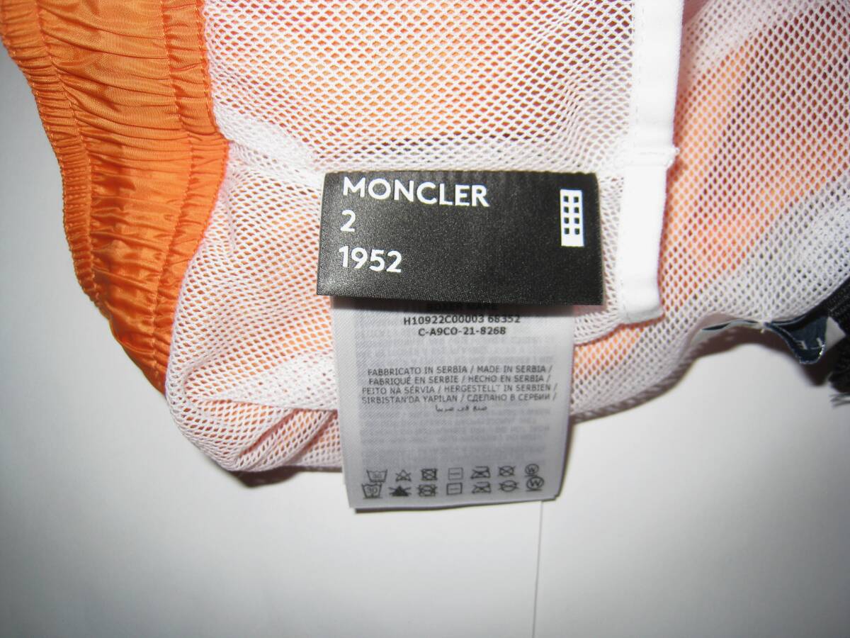 MONCLER BOXER MARE Orange / モンクレール ボクサーショーツ 水着 オレンジ M 新品 正規_画像5