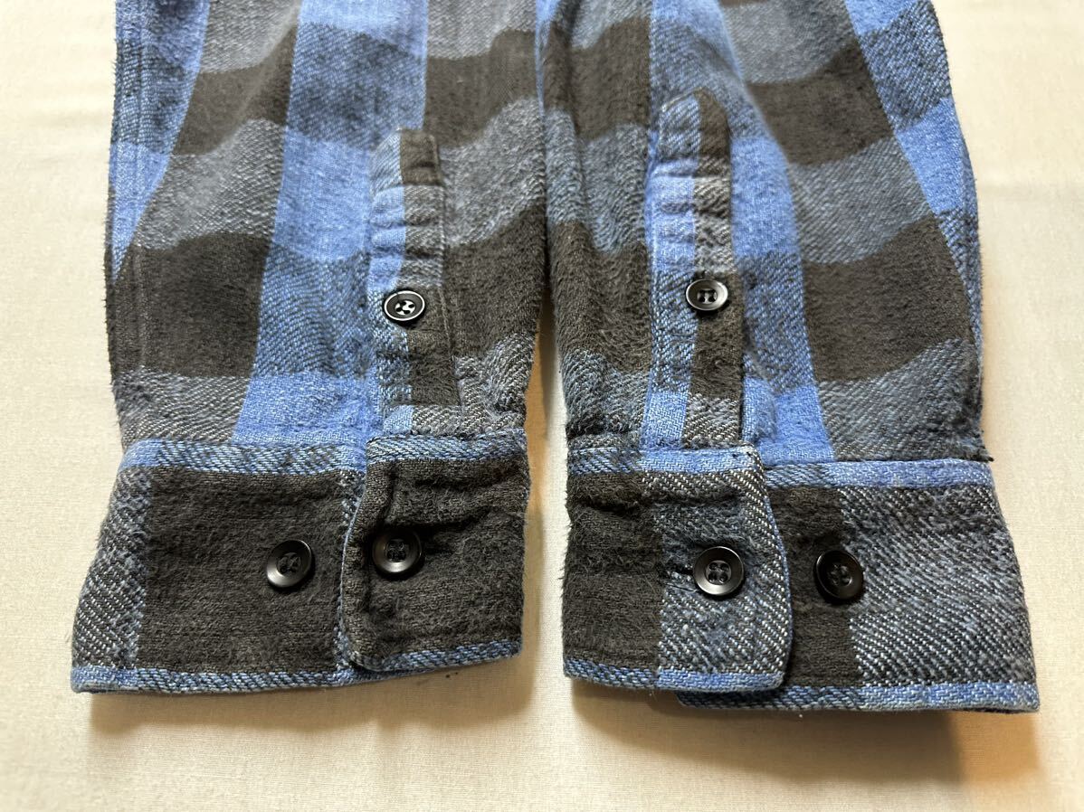 90s vintage DAKOTA flannel shirt ヴィンテージ ダコタ ヘビネル バッファローチェック 長袖シャツ 古着 L の画像5