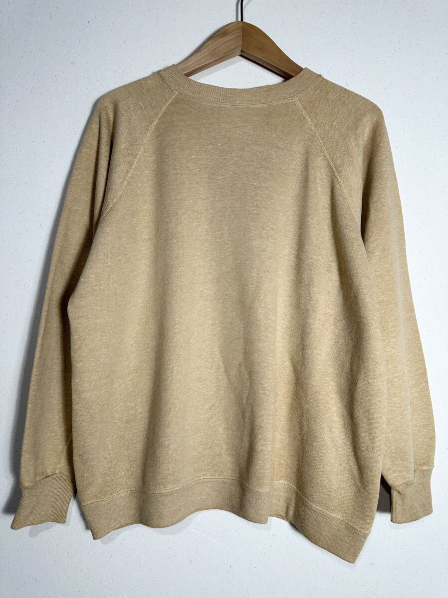 60~70s vintage SPORTS WEAR plain sweatshirt ヴィンテージ スポーツウェア 無地スウェット 古着 Lの画像2