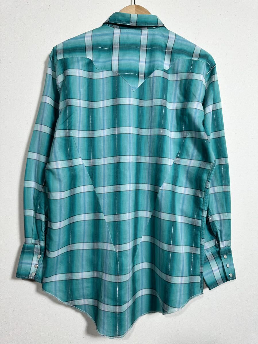 60s vintage Pennys RANCHCRAFT Western shirt ヴィンテージ ペニーズ ランチクラフト ウエスタンシャツ 古着 チェック _画像2