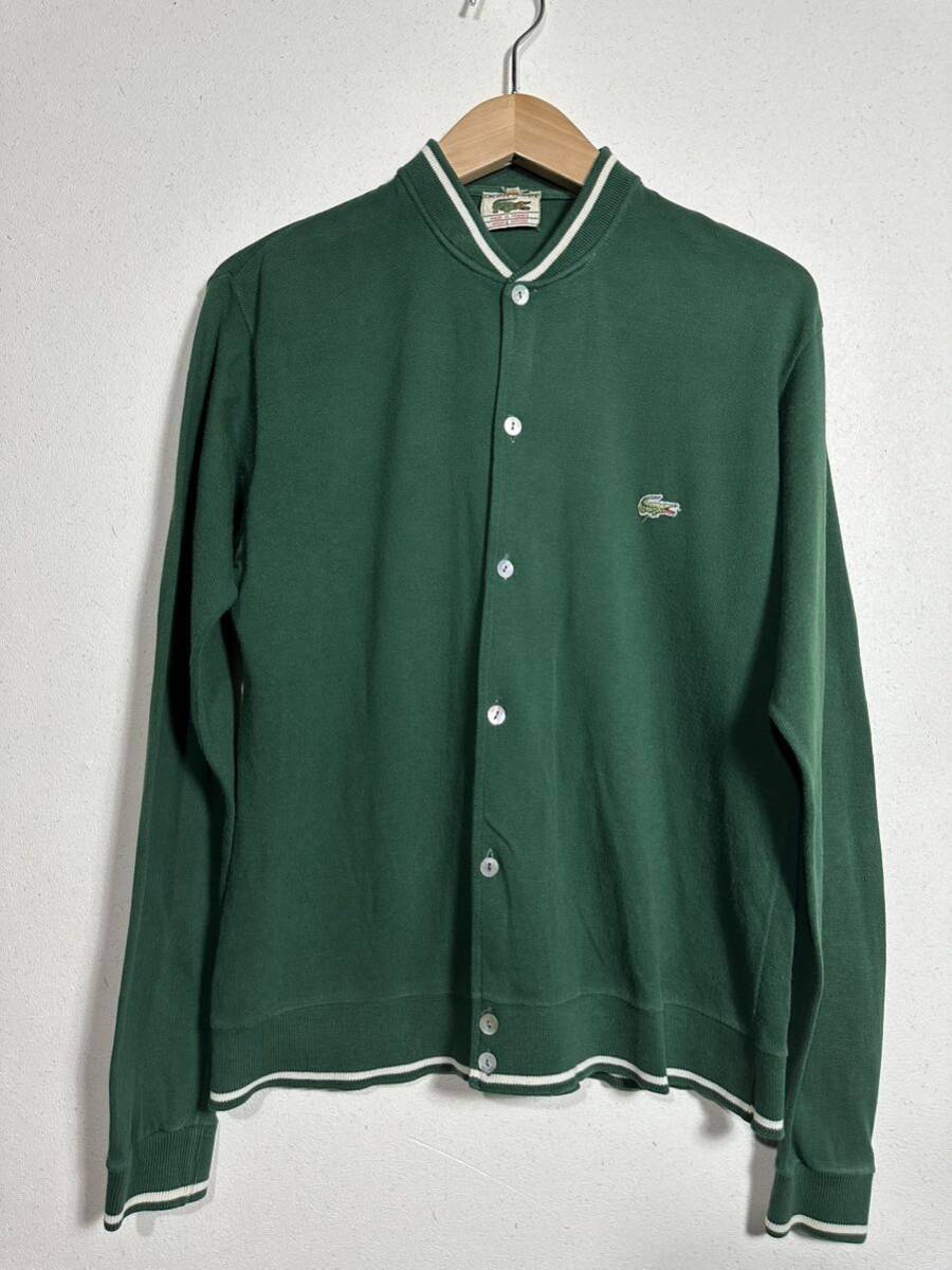 60~70s vintage LACOSTE long sleeve shirt ヴィンテージ ラコステ 長袖 ポロシャツ FRANCE製 古着 激レア フララコ _画像1