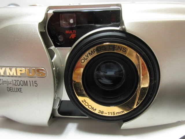 オリンパス OLYMPUS μ ミュー ZOOM 115 DELUXE カメラ コンパクトカメラ フィルムカメラ 元箱 ジャンク 現状品 の画像7