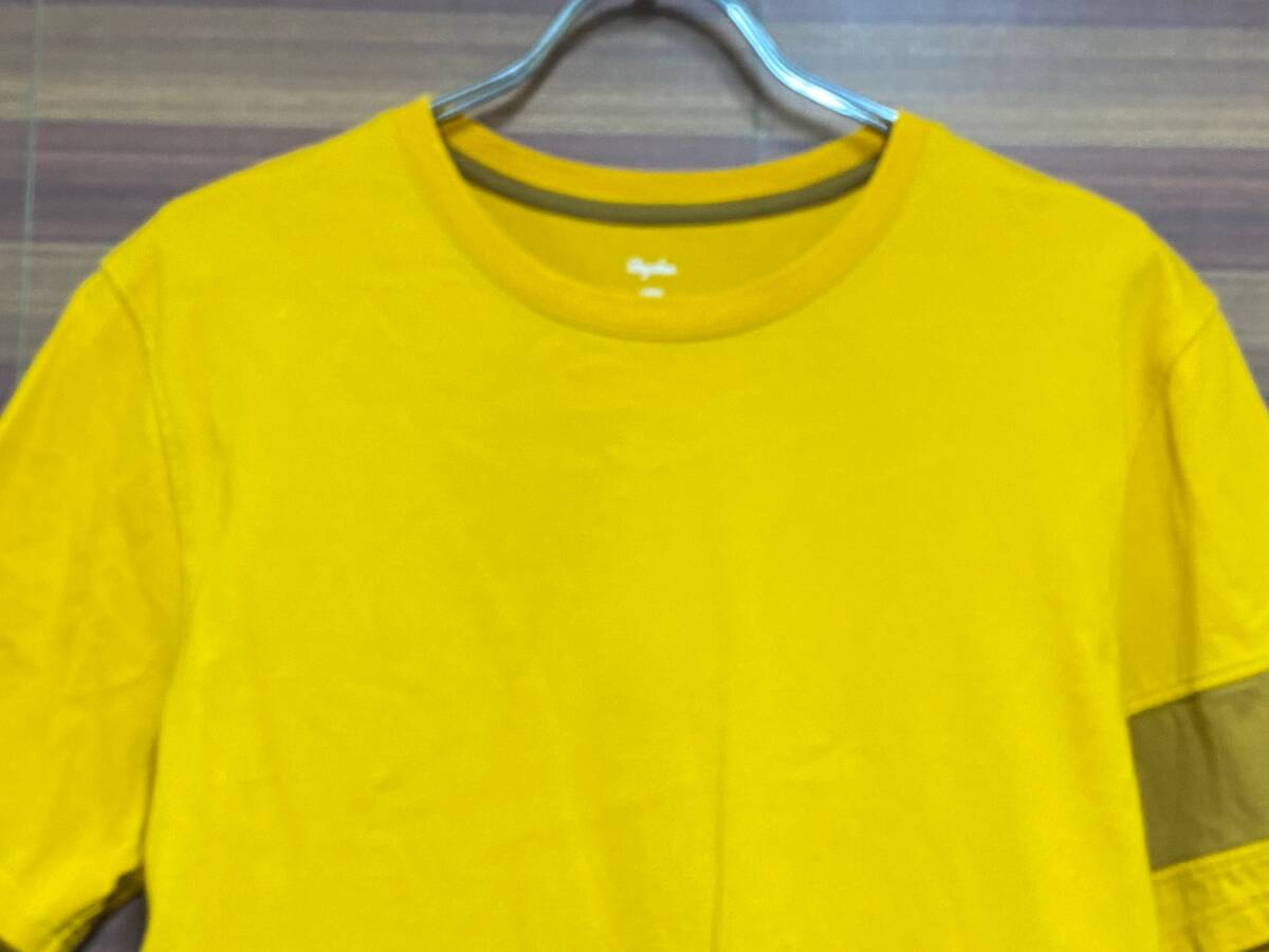HT990 ラファ Rapha TEAM Sky CROSSWINDS T-SHIRT 半袖 Tシャツ オレンジ L ※染み、擦れ_画像3