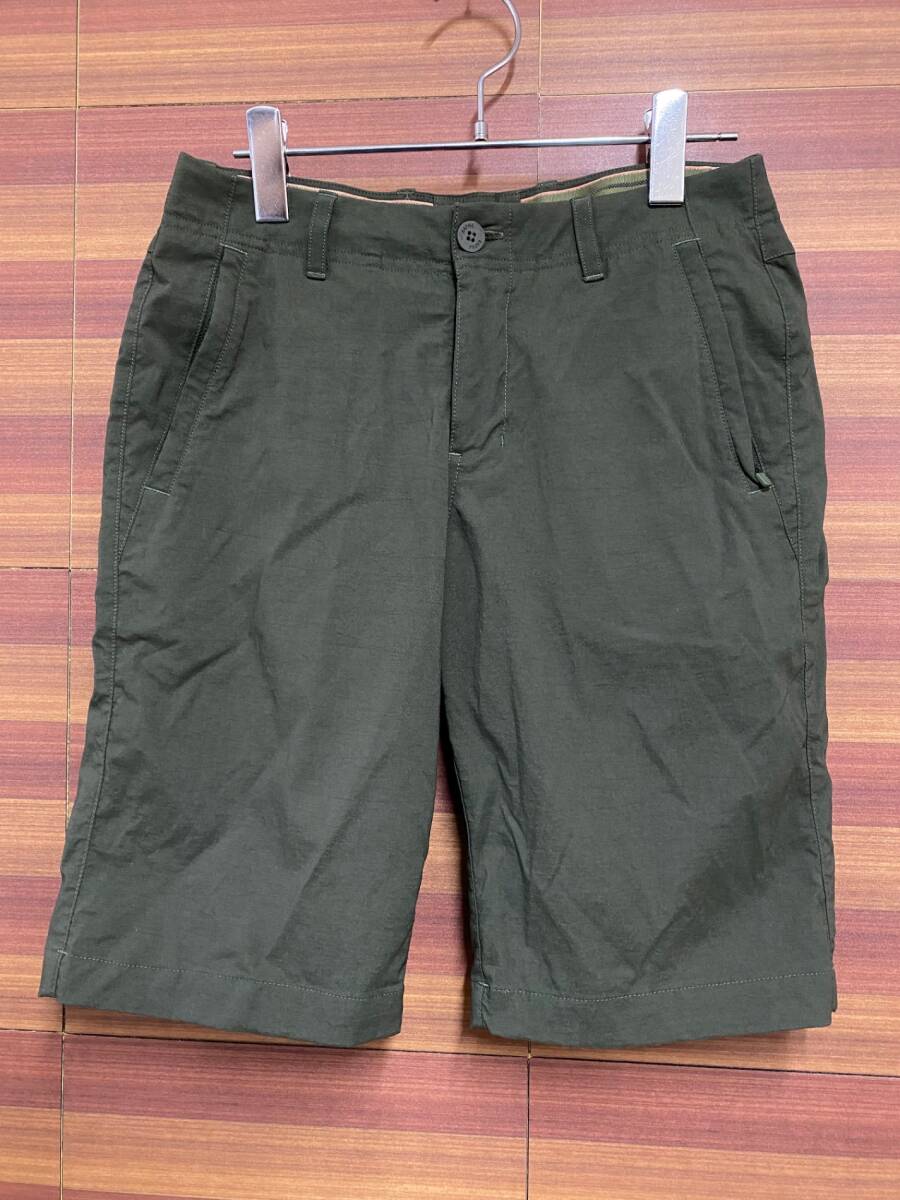 HU630 ラファ Rapha WOMEN'S RANDONNEE SHORTS サイクルパンツ カーキ 26WAIST 膝丈 ※擦れの画像1