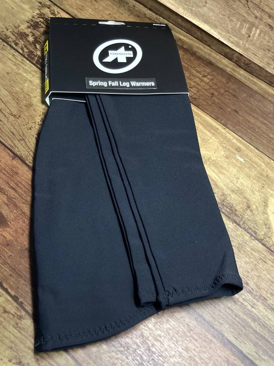 HU718 アソス assos Spring Fall Leg Warmers レッグウォーマー 黒 SIZE0_画像1