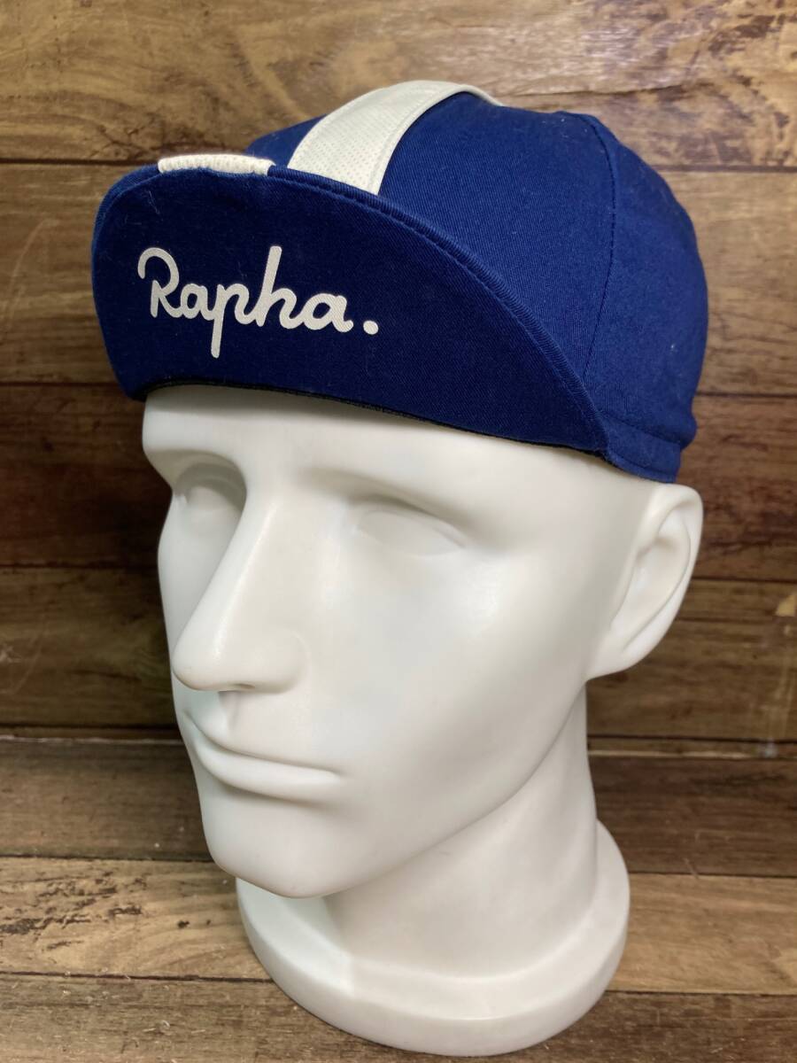 HU349 ラファ Rapha サイクルキャップ 紺 ワンサイズの画像1