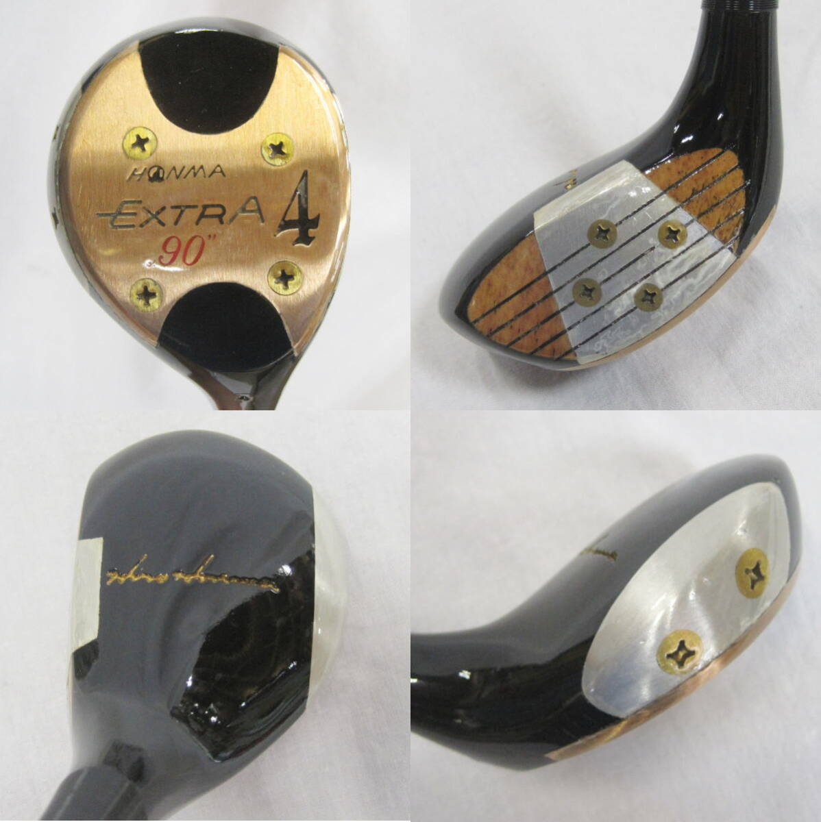 ● HONMA EXTRA 90 ドライバー 本間 エキストラ 90 4本セット USED品！の画像6