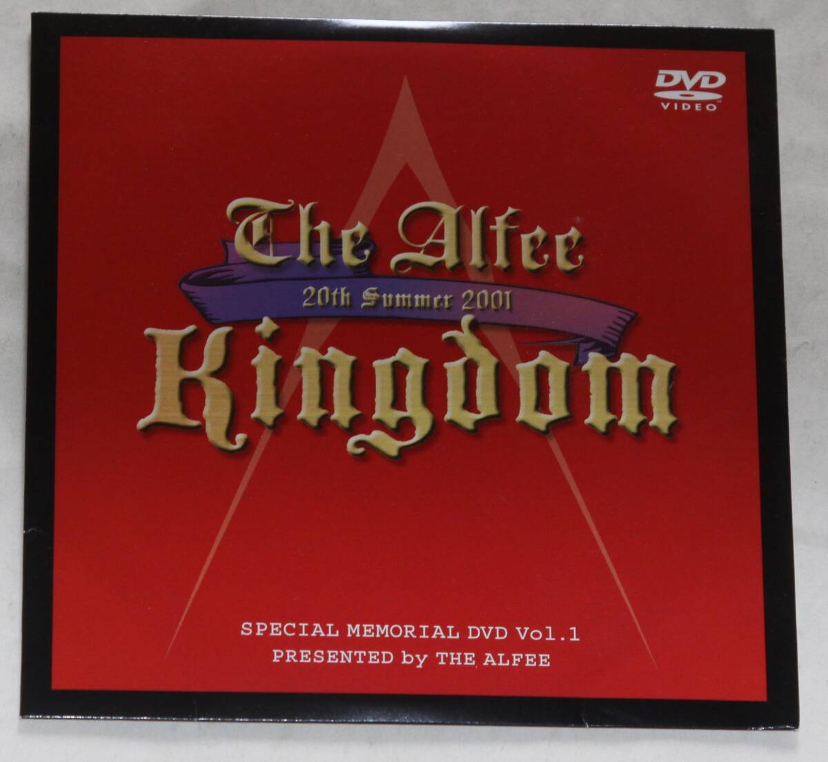 THE ALFEE アルフィー 　DVD　「KINGDOM 20th SUMMER 2001」　「SPECIAL MEMORIAL DVD」 VOL.1赤（DVDのメニューは古いLIVE映像）_画像1