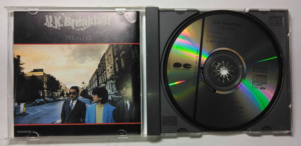 THE ALFEE　アルフィー 　ＣＤ　「U.K. Breakfast」　1987年12月発売　12枚目のオリジナルアルバム_画像3