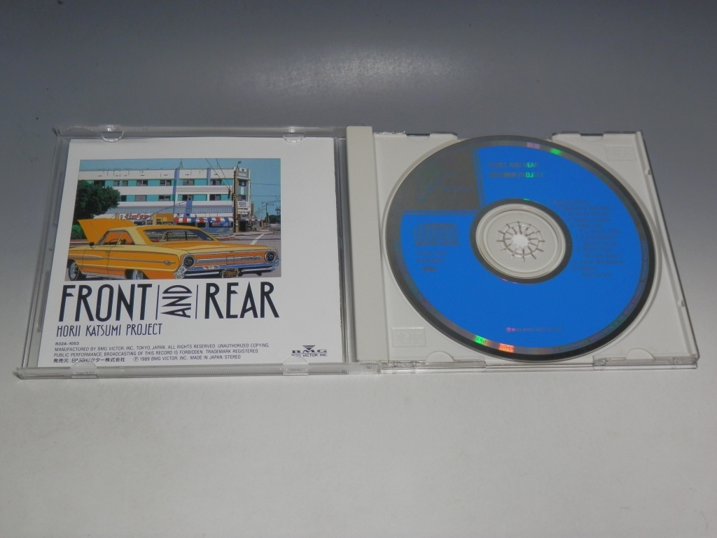☆ 堀井勝美プロジェクト FRONT AND REAR フロント・アンド・リア CD R32A-1053/*盤キズありの画像4