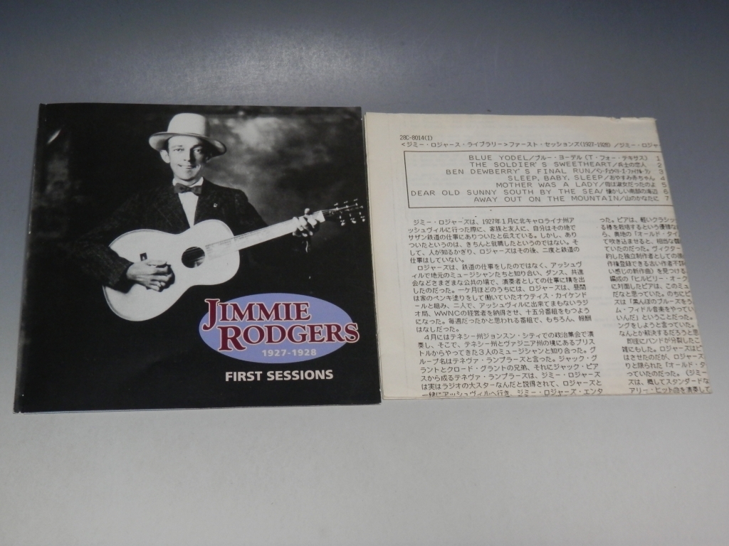 ☆ JIMMIE RODGERS ジミー・ロジャース FIRST SESSIONS, 1927-1928 直輸入盤CD/*盤キズあり_画像5