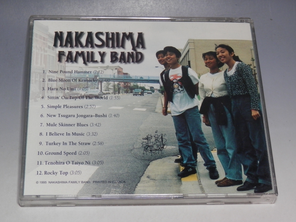 ☆ NAKASHIMA FAMILY BAND 中島ファミリー・バンド 輸入盤CD_画像2