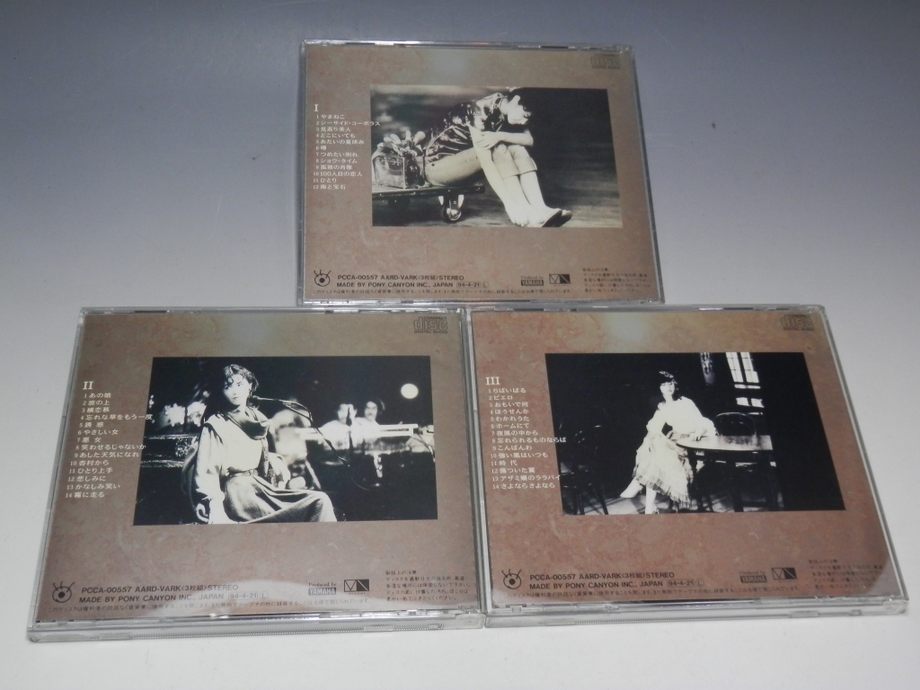 ☆ 中島みゆき Singles 帯付 3枚組CD PCCA-00557/*スリーブケースやや難あり_画像6