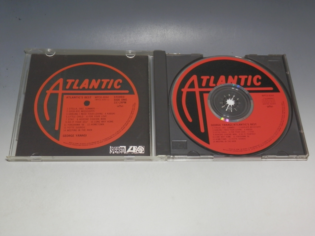 ☆ 柳ジョージ ATLANTIC’S BEST アトランティックス・ベスト CD WPC6-8044/*盤キズあり_画像4