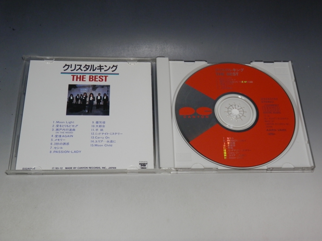 ☆ クリスタルキング THE BEST CD D32A-0152/*盤キズあり_画像4