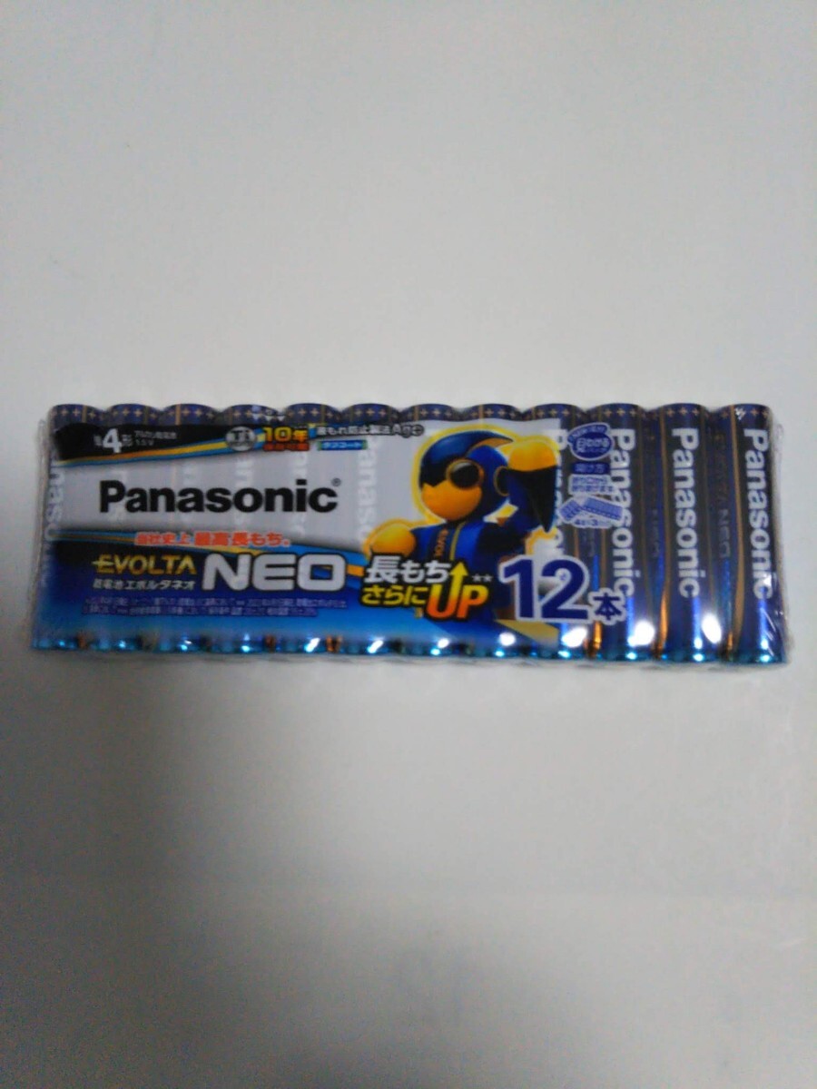 * Panasonic * evo ruta Neo alkaline battery single 4 shape *1 2 ps pack * free shipping 