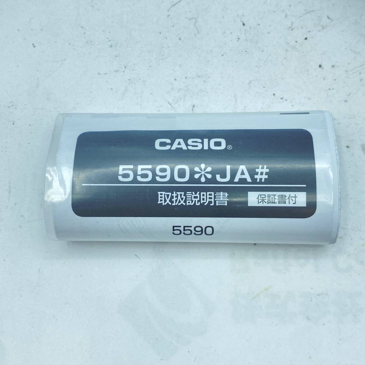 『H33』時計　可動品　美品　カシオ GA-100DA G-SHOCK ダルマシリーズ シルバー文字盤　CASIO　箱　保証書　付き　現状品_画像8