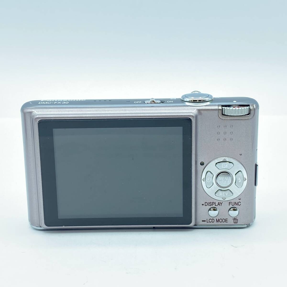 『H27』動作確認済み/Panasonic LUMIX DMC-FX30/コンパクトデジタルカメラ パナソニック ルミックス 充電器付き 現状品の画像4