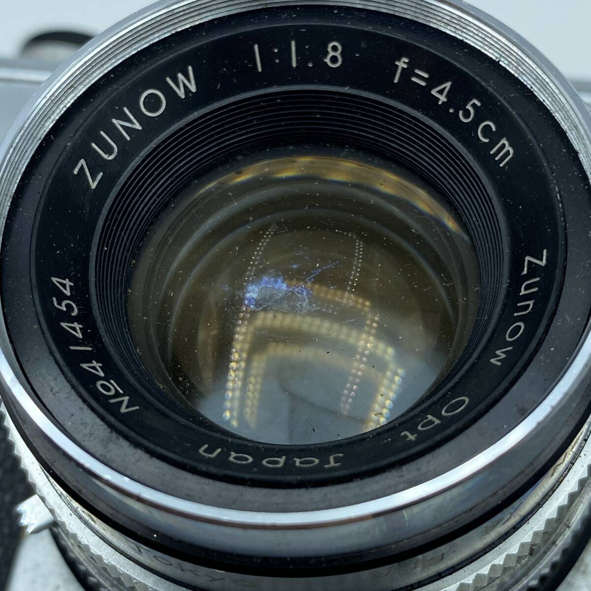 『F69』カメラ NEOCA ネオカ ZUNOW 1：1.8 ｆ＝4.5ｃｍ フィルムカメラ 動作未確認 ケース付き 現状品の画像6