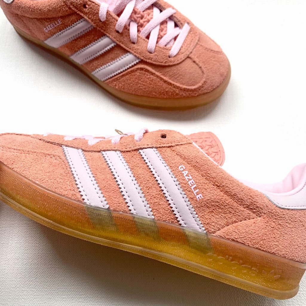 新品 adidas Originals アディダス ガゼル インドア Gazelle Indoor W スニーカー 23.5㎝ IE2946 レディース ピンク 日本未入荷 送料無料_画像6