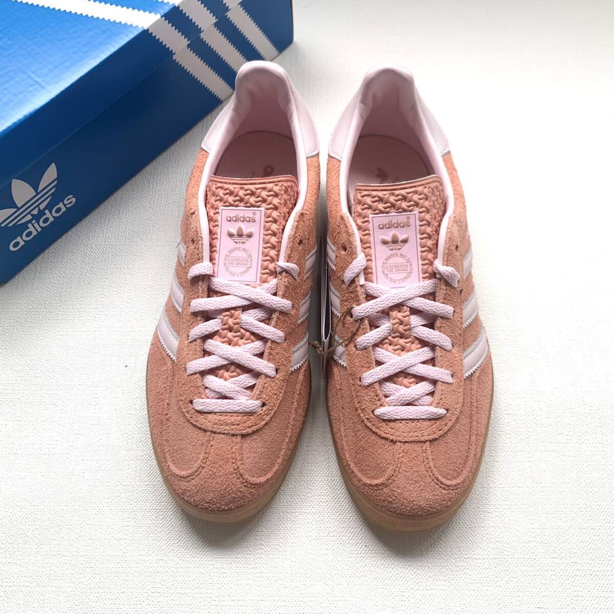 新品 adidas Originals アディダス ガゼル インドア Gazelle Indoor W スニーカー 23.5㎝ IE2946 レディース ピンク 日本未入荷 送料無料_画像4