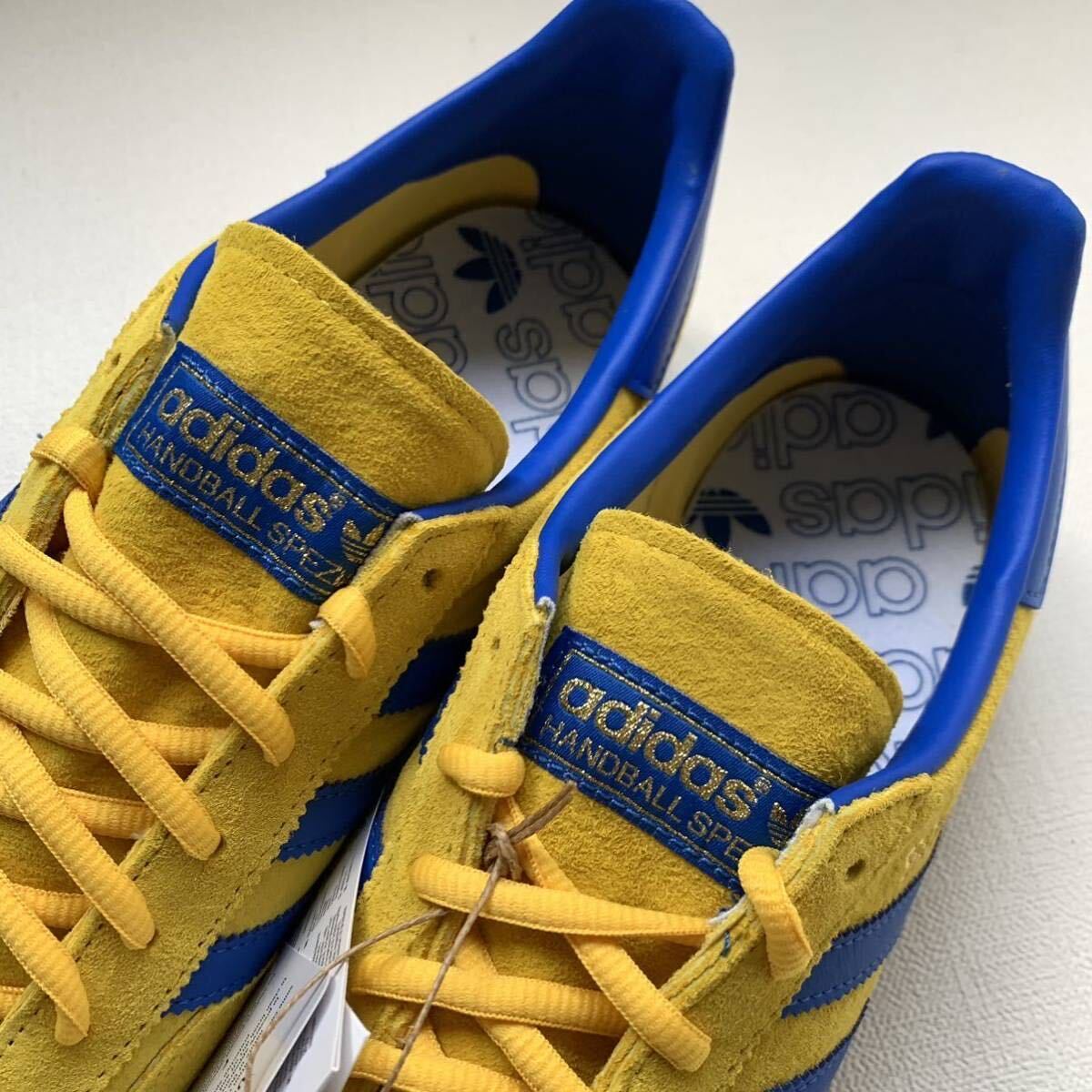 新品 アディダス オリジナルス adidas Originals HANDBALL SPEZIAL 28.5㎝ ハンドボール スペツィアル SPZL イエロー ガムソール 送料無料_画像5