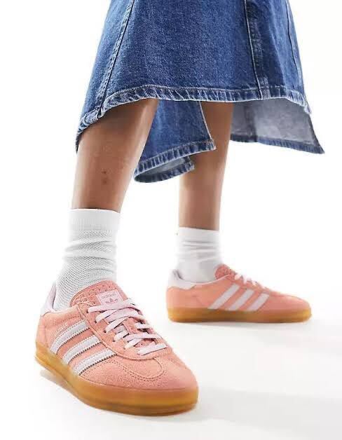 新品 adidas Originals アディダス ガゼル インドア Gazelle Indoor W スニーカー 23.5㎝ IE2946 レディース ピンク 日本未入荷 送料無料_画像2