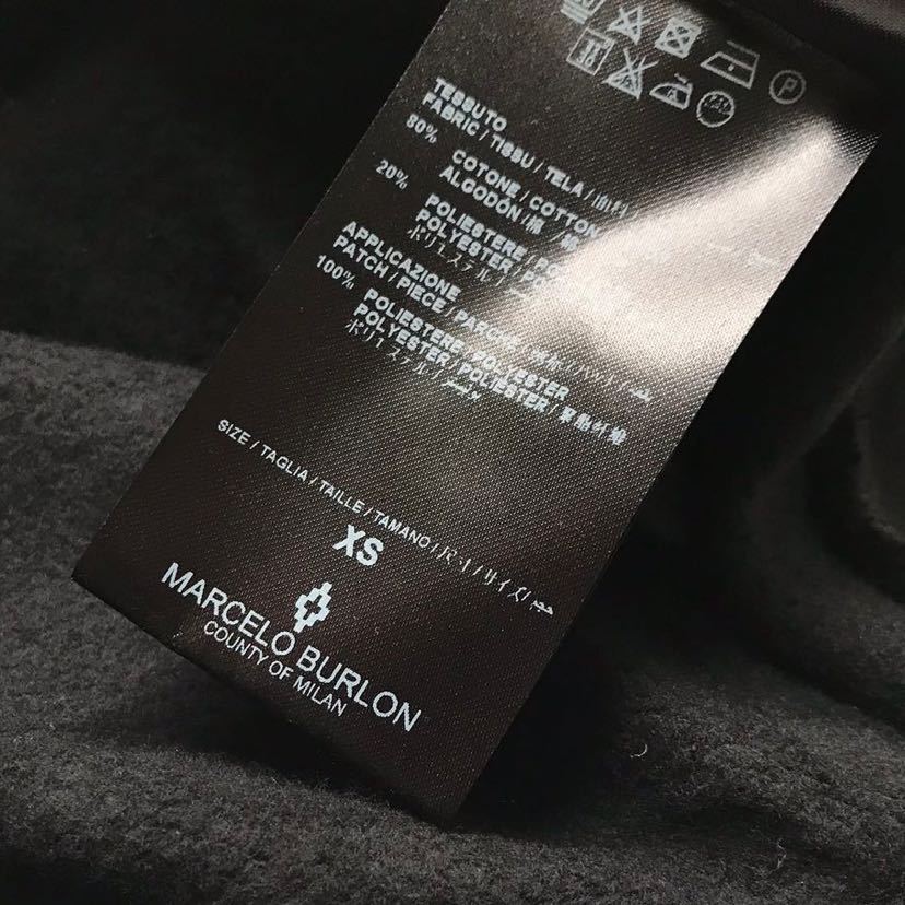 65％off Marcelo Burlon マルセロバーロン Kappa カッパ スウェット シャツ XS 定5.06万 メンズ 黒 ブラック