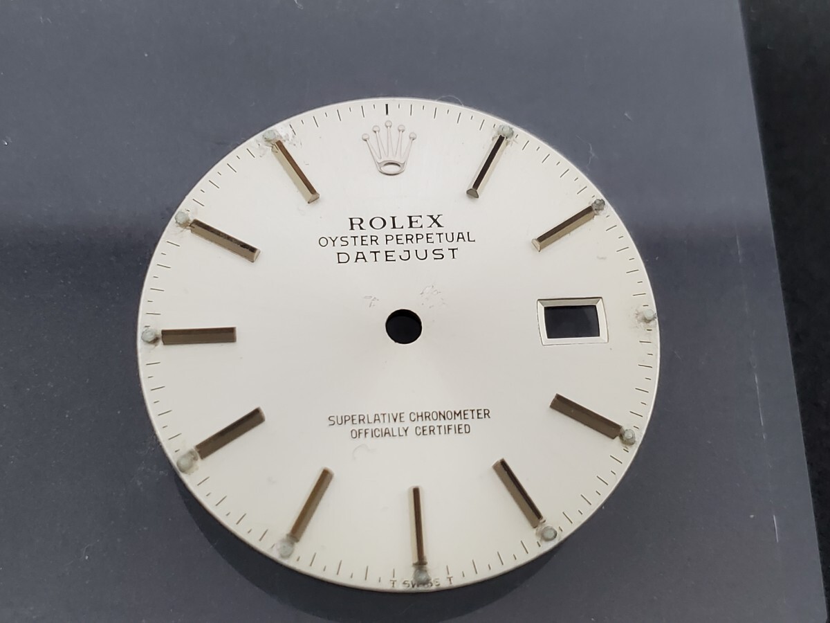 ROLEX デイトジャスト Ref.16014/16030用 純正文字盤_画像1