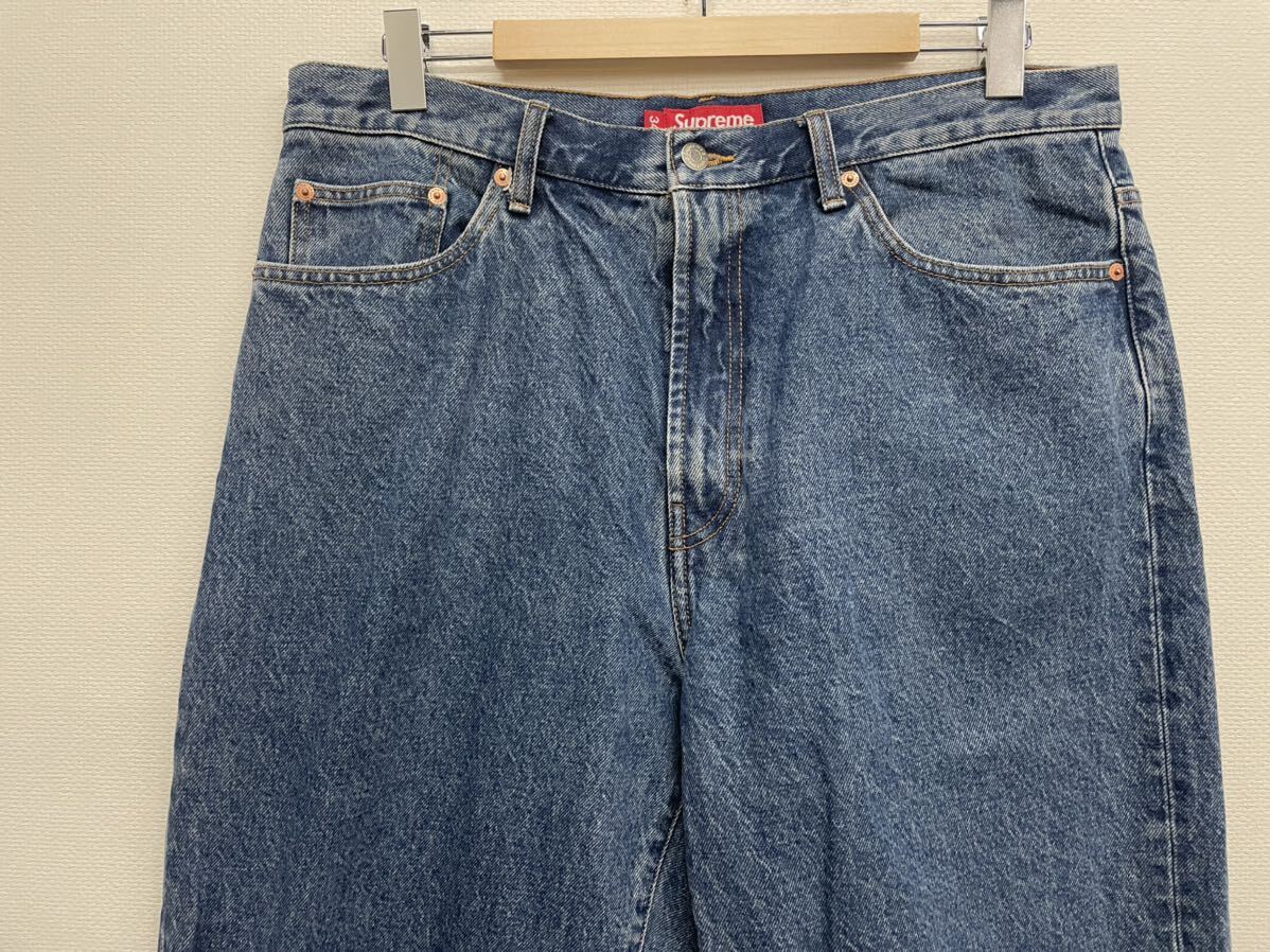 23SS★【supreme】シュプリーム★デニムバギーパンツ buggy jean ジーンズ サイズ34 04_画像2