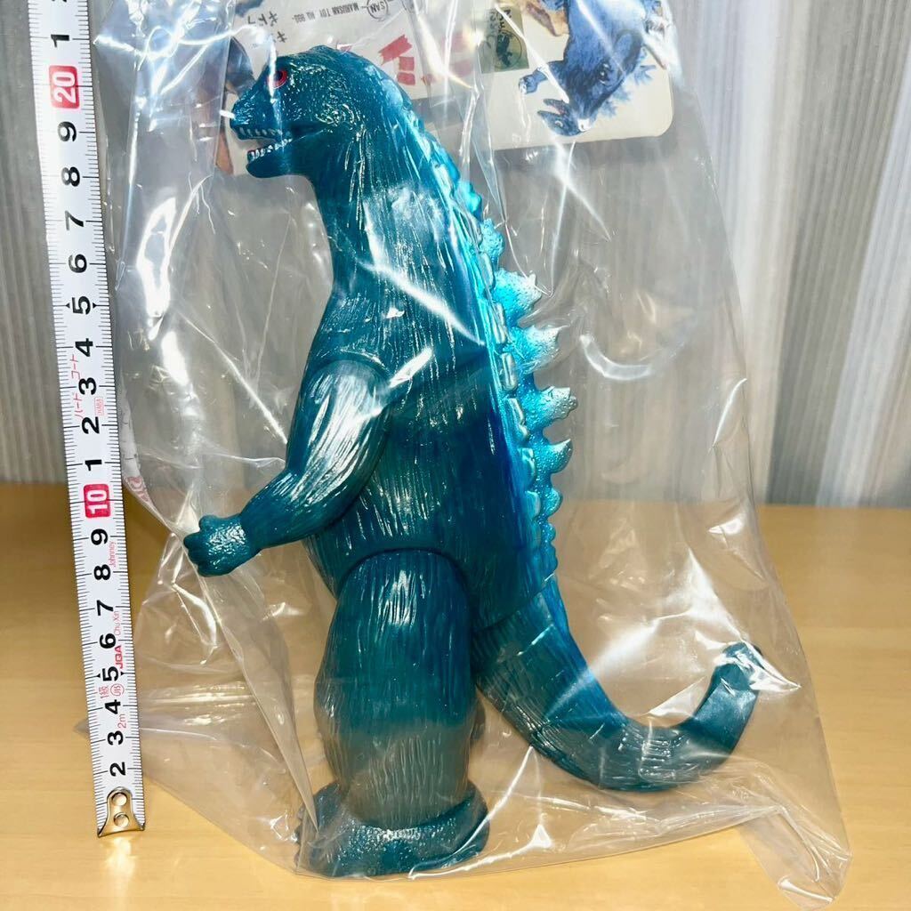 黒×赤目 クラシック ゴジラ 350 クラシック ブルー マルサン GODZILLA ソフビ sofvi MARUSAN スーフェスの画像3