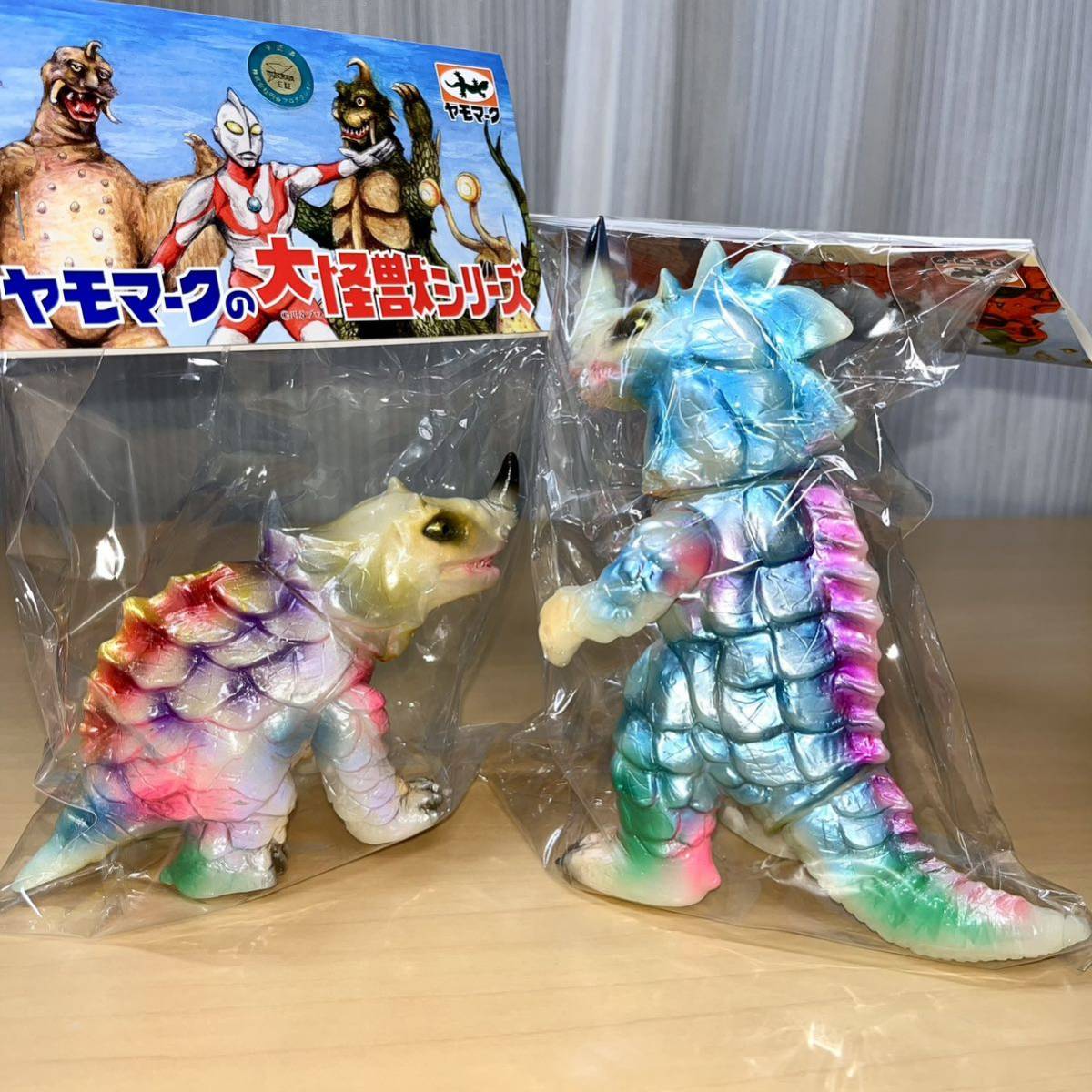 2体セット ヤモマーク × BLObPUS シーゴラス シーモンス 蓄光 GID ソフビ sofvi 帰ってきたウルトラマン yamomark ブロッパス ツブコンの画像2