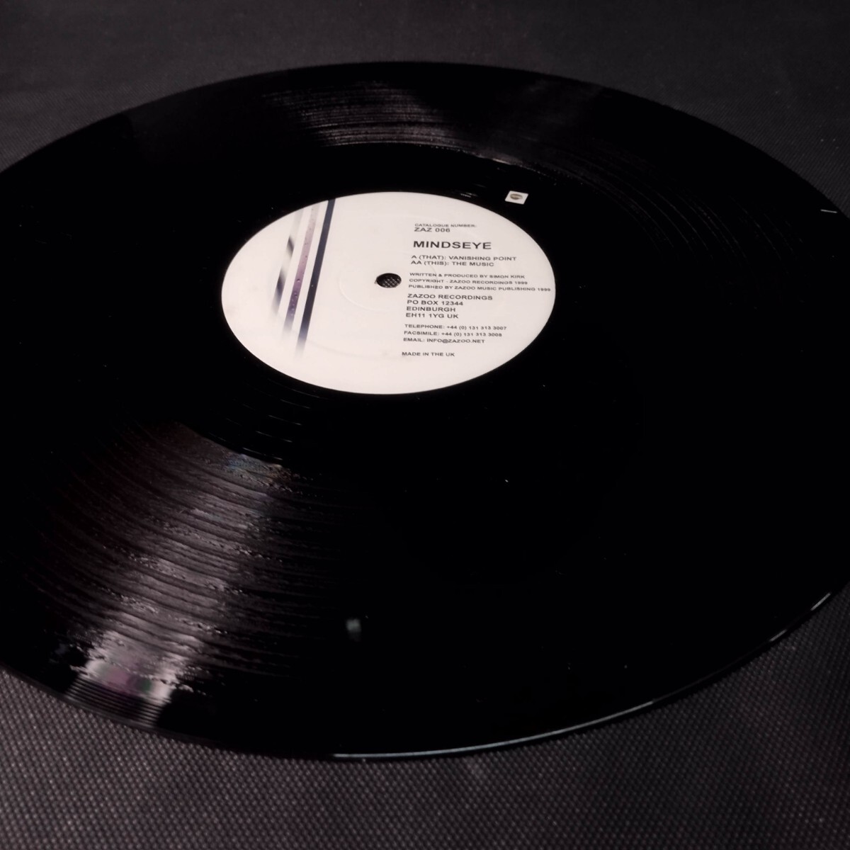 DJ用レコード【MINDSEYEA VANISHING POINT THE MUSIC】 LPレコード 12インチ 15枚まで同梱可能_画像3