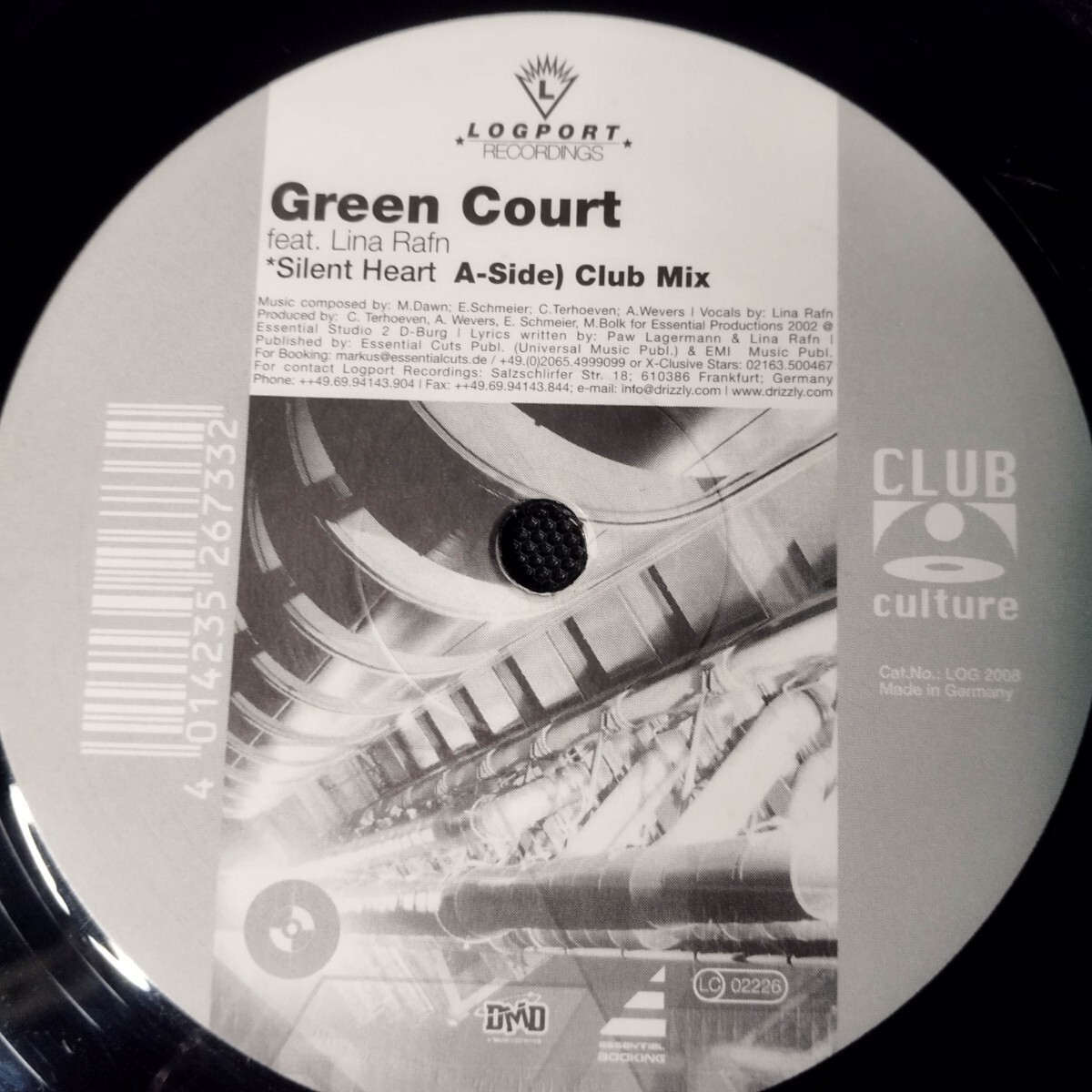 DJ用レコード【Green Courtfeat. Lina Rafn Silent Heart″ Club Mix】 12インチ クラブ ダンス テクノ トランス ハウス 15枚まで同梱可能_画像5