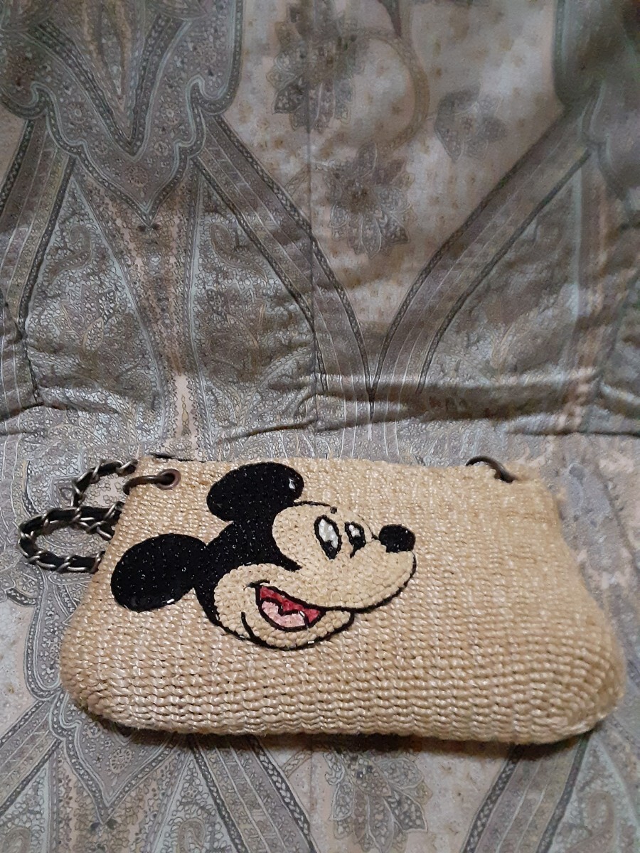 ビームスボーイ×ディズニーミッキーマウス BEAMS BOY×Disney Mickey Mouse 編み込み/ハンドバッグの画像5