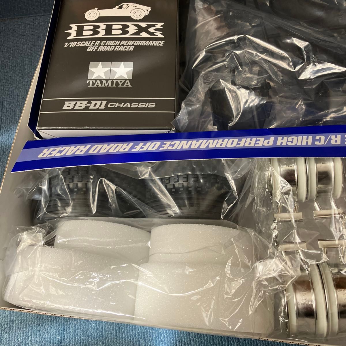 タミヤ　1／10RC BBX BB-01シャーシキット　未組み立てキットのみ　開封済み箱痛みあり