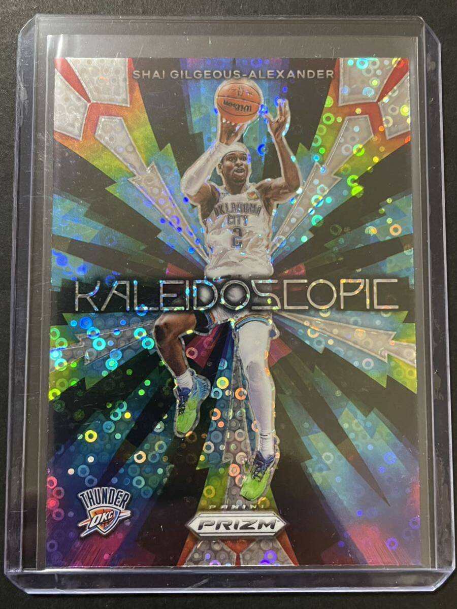 Shai Gilgeous Alexander Panini Prizm Fastbreak Kaleidoscope Disco Prizm NBA カード 2023/24_画像1