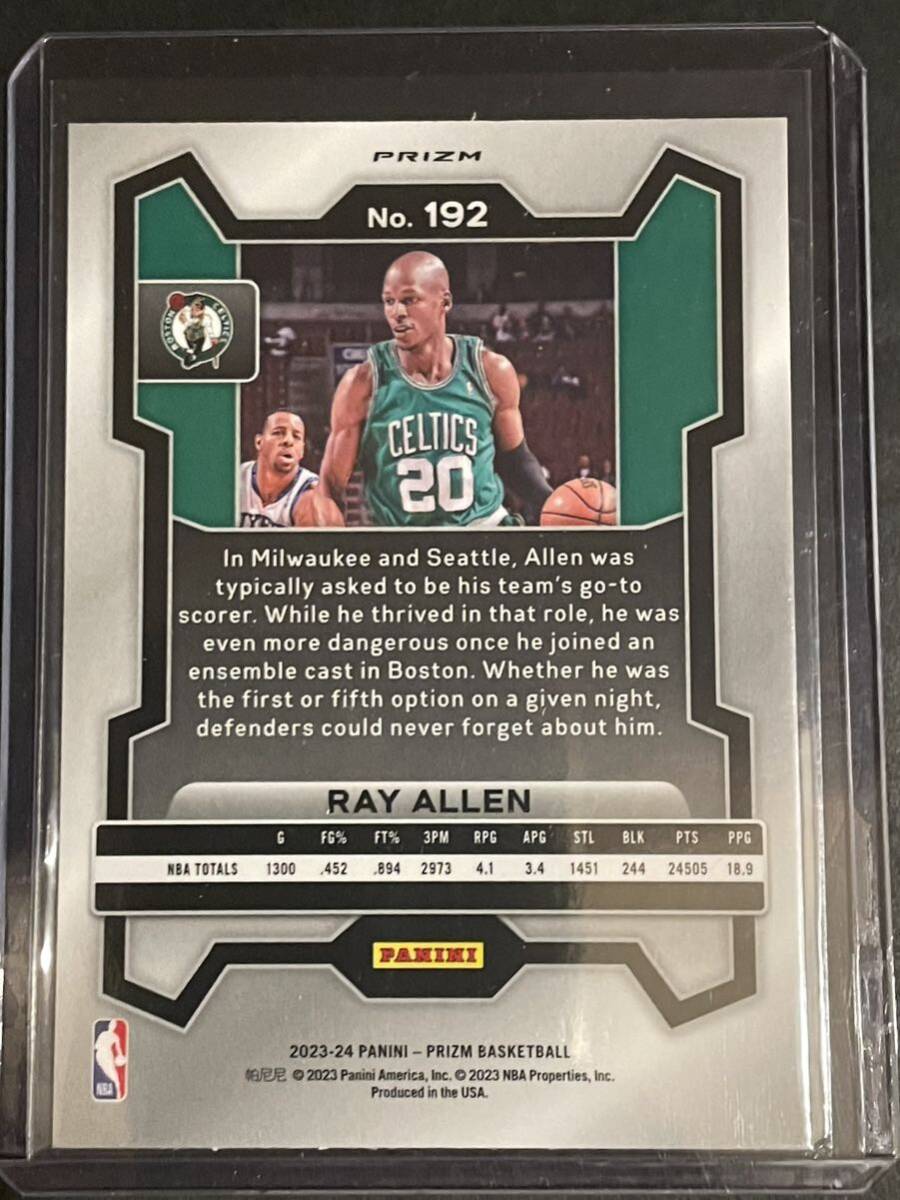 Ray Allen Panini Prizm Disco Prizm NBA カード 2023/24_画像2