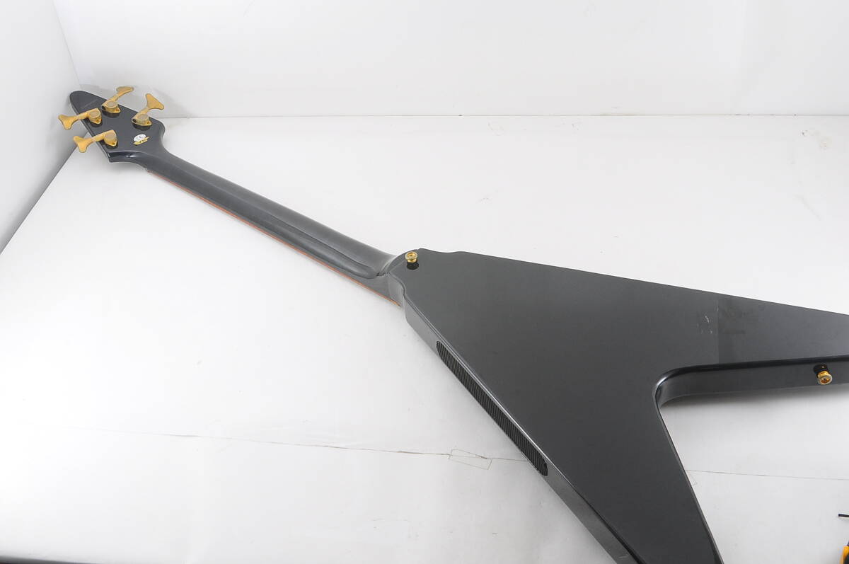 [MAA07]動作品 Epiphone by Gibson エピフォン FlyingV Bass エレキベース フライングVベース ソフトケース付き バイ ギブソンの画像6