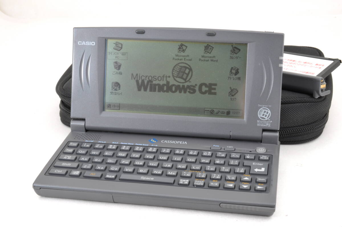 [KQK34]動作品 Windows CE CASIO CASSIOPEIA A-51 カシオ カシオペア ハンドヘルドPC モバイル PDA ミニノートの画像1