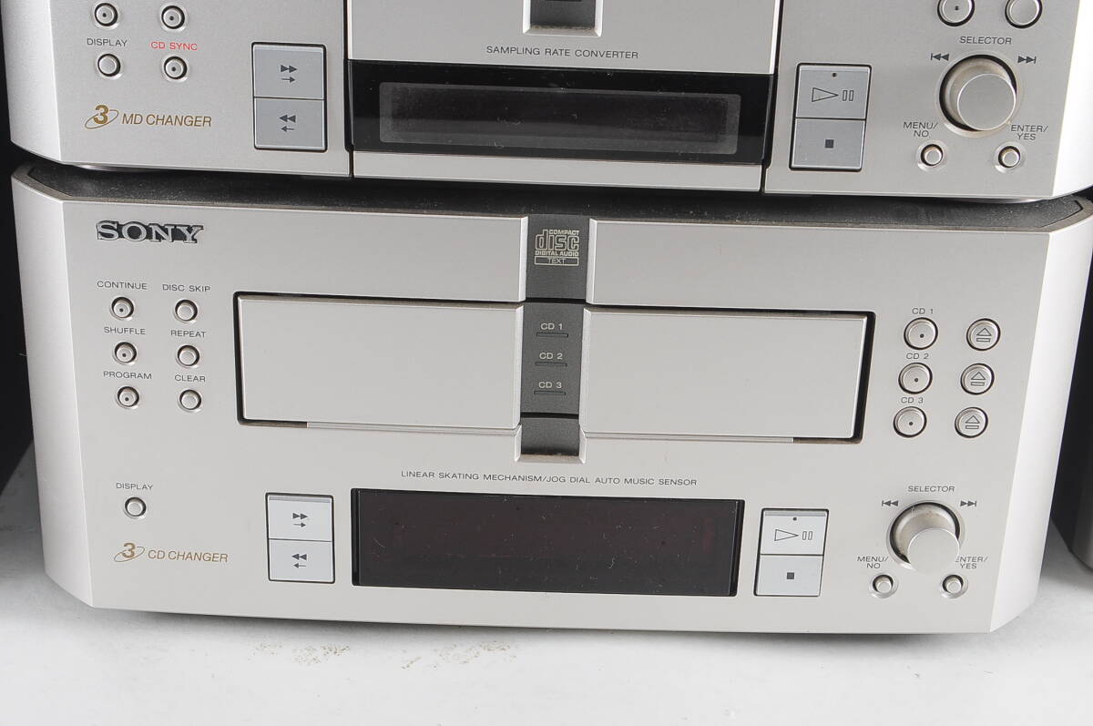 [MAA37]SONY ソニー MD CD システムコンポ TC-TX717 ST-MS717 TA-MS717 MDS-MS717 CDP-MS717 ペアスピーカー SS-MD717