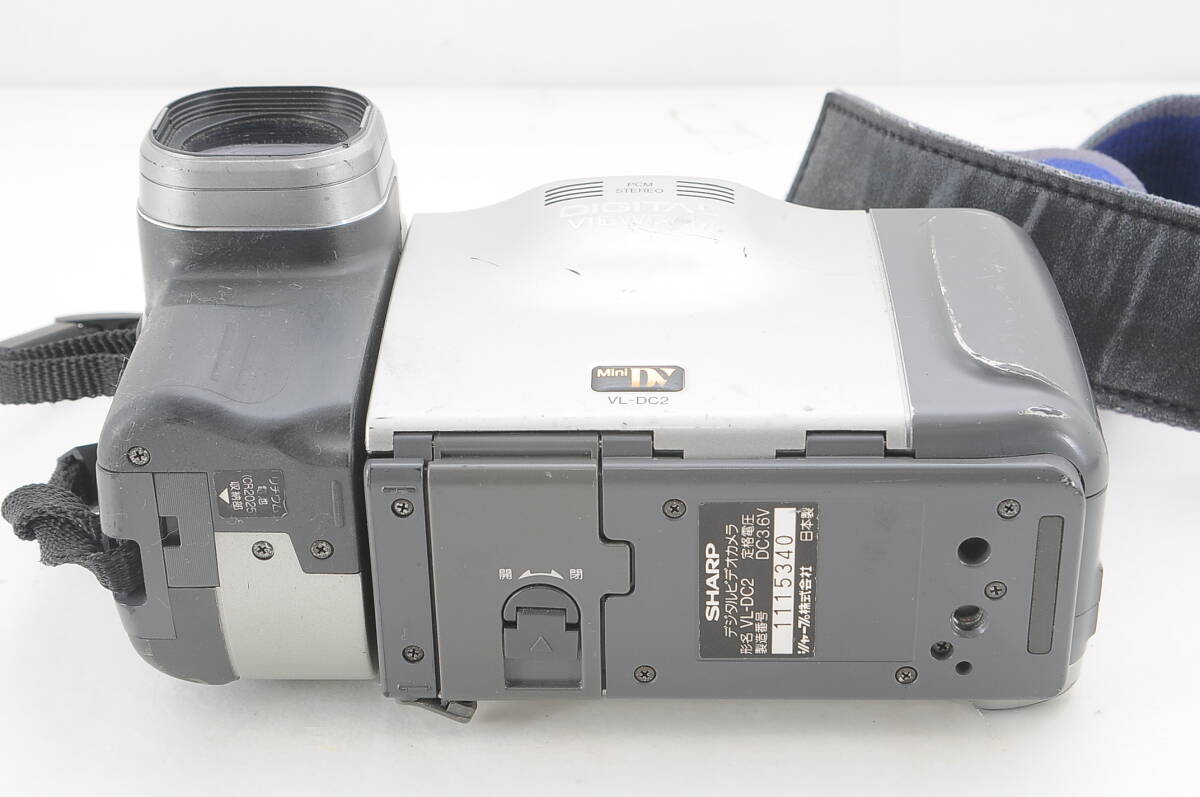 [MAA46]動作品 シャープ 液晶デジタルビューカム miniDV VL-DC2 SHARP ミニDV デジタルビデオカメラの画像4